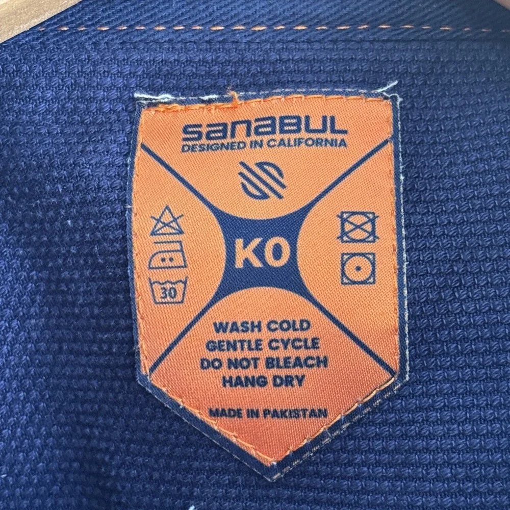 Sanabul jiu jitsu gi Youth Size KO blue & Orange top only‎